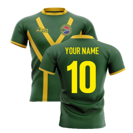 2023-2024 South Africa Springboks Flag Concept Rugby Shirt (Your Name)