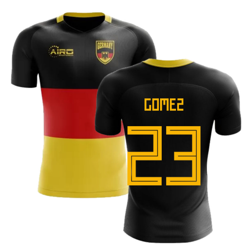 2025-2026 Germany Flag Concept Football Shirt (Gomez 23)