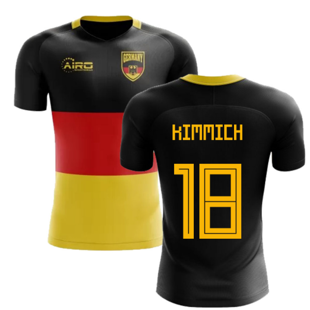 2024-2025 Germany Flag Concept Football Shirt (Kimmich 18)
