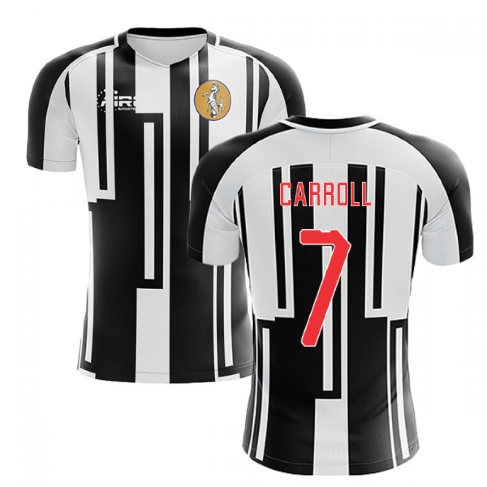 2025-2026 Newcastle Home Concept Football Shirt (Carroll 7)