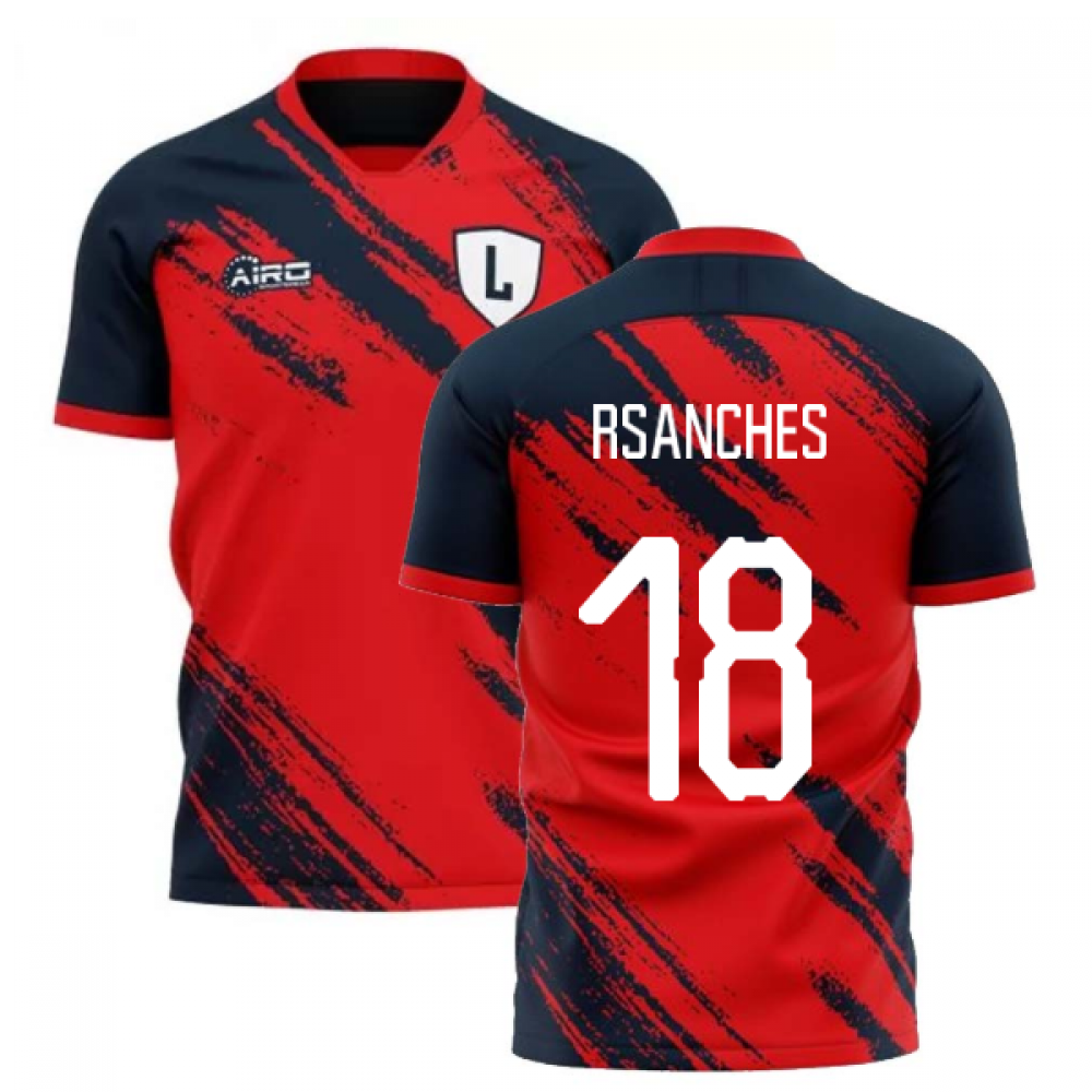 2025-2026 Lille Home Concept Football Shirt (R Sanches 18)