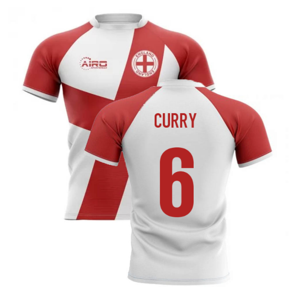 2023-2024 England Flag Concept Rugby Shirt (Curry 6)