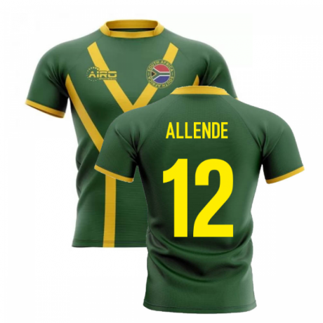 2023-2024 South Africa Springboks Flag Concept Rugby Shirt (Allende 12)