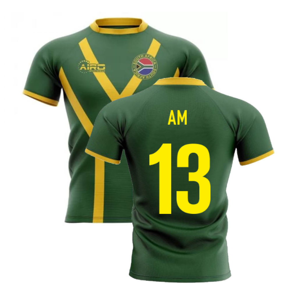 2025-2026 South Africa Springboks Flag Concept Rugby Shirt (Am 13)