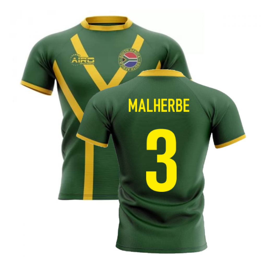 2023-2024 South Africa Springboks Flag Concept Rugby Shirt (Malherbe 3)