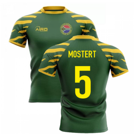 2024-2025 South Africa Springboks Home Concept Rugby Shirt (Mostert 5)