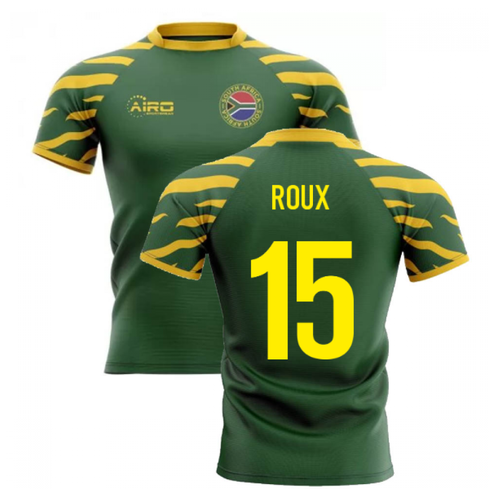 2023-2024 South Africa Springboks Home Concept Rugby Shirt (Roux 15)