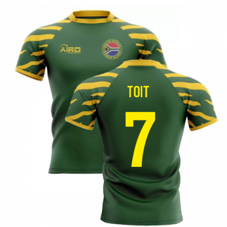 2025-2026 South Africa Springboks Home Concept Rugby Shirt (Toit 7)