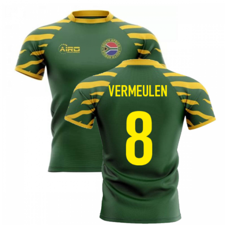 2023-2024 South Africa Springboks Home Concept Rugby Shirt (Vermeulen 8)