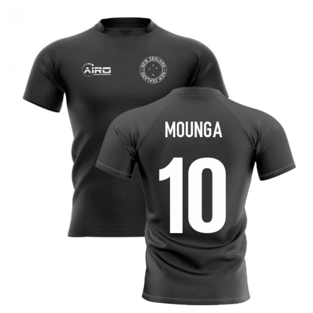 2025-2026 New Zealand Home Concept Rugby Shirt (Mounga 10)