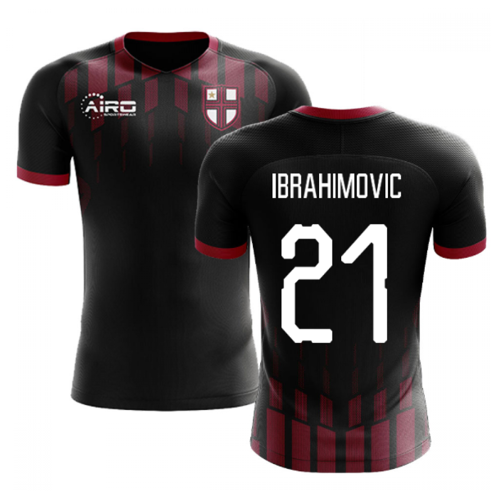 2025-2026 Milan Pre-Match Concept Football Shirt (Ibrahimovic 21)
