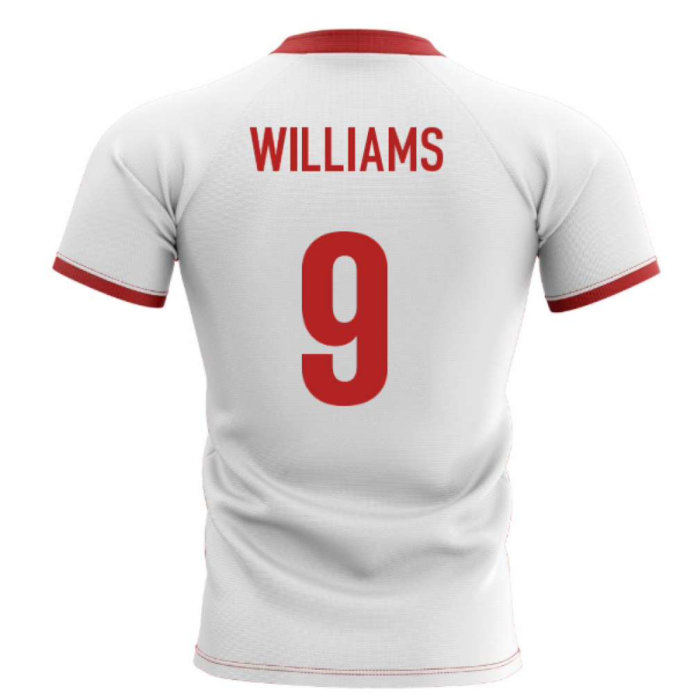 2023-2024 Wales Flag Concept Rugby Shirt (Williams 9)