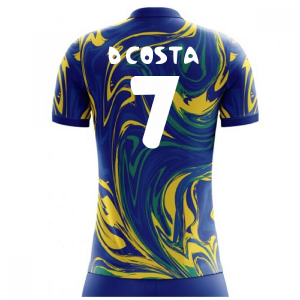 2023-2024 Brazil Away Concept Shirt (D Costa 7)