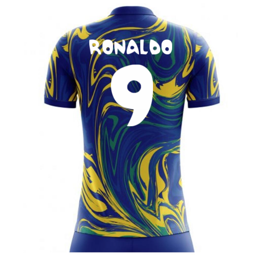 2024-2025 Brazil Away Concept Shirt (Ronaldo 9) - Kids