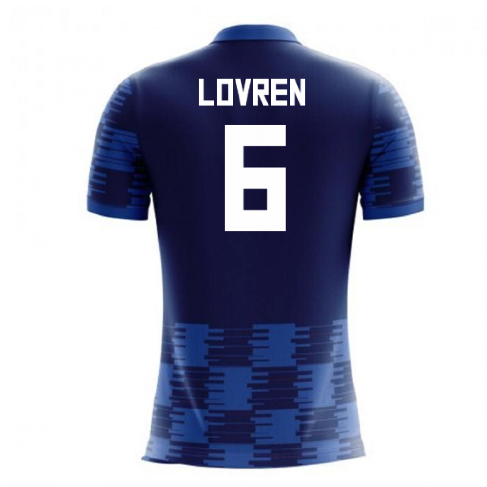 2023-2024 Croatia Away Concept Shirt (Lovren 6) - Kids