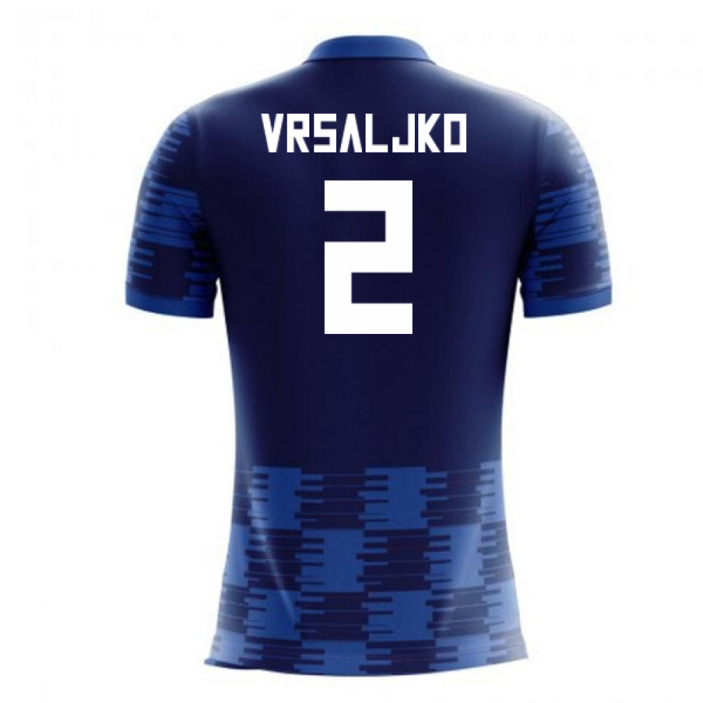 2023-2024 Croatia Away Concept Shirt (Vrsaljko 2) - Kids