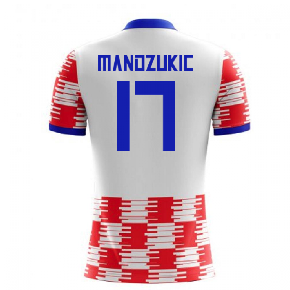 2023-2024 Croatia Home Concept Shirt (Mandzukic 17)