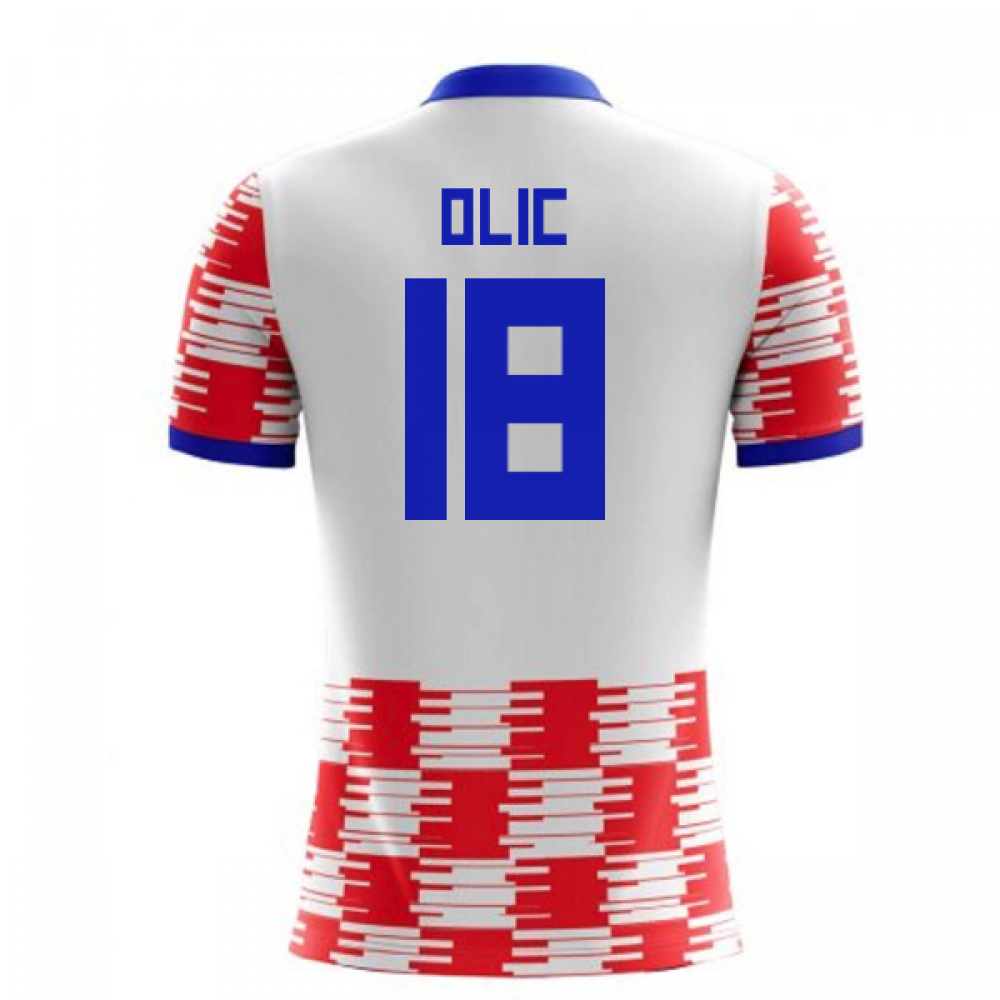 2025-2026 Croatia Home Concept Shirt (Olic 18)