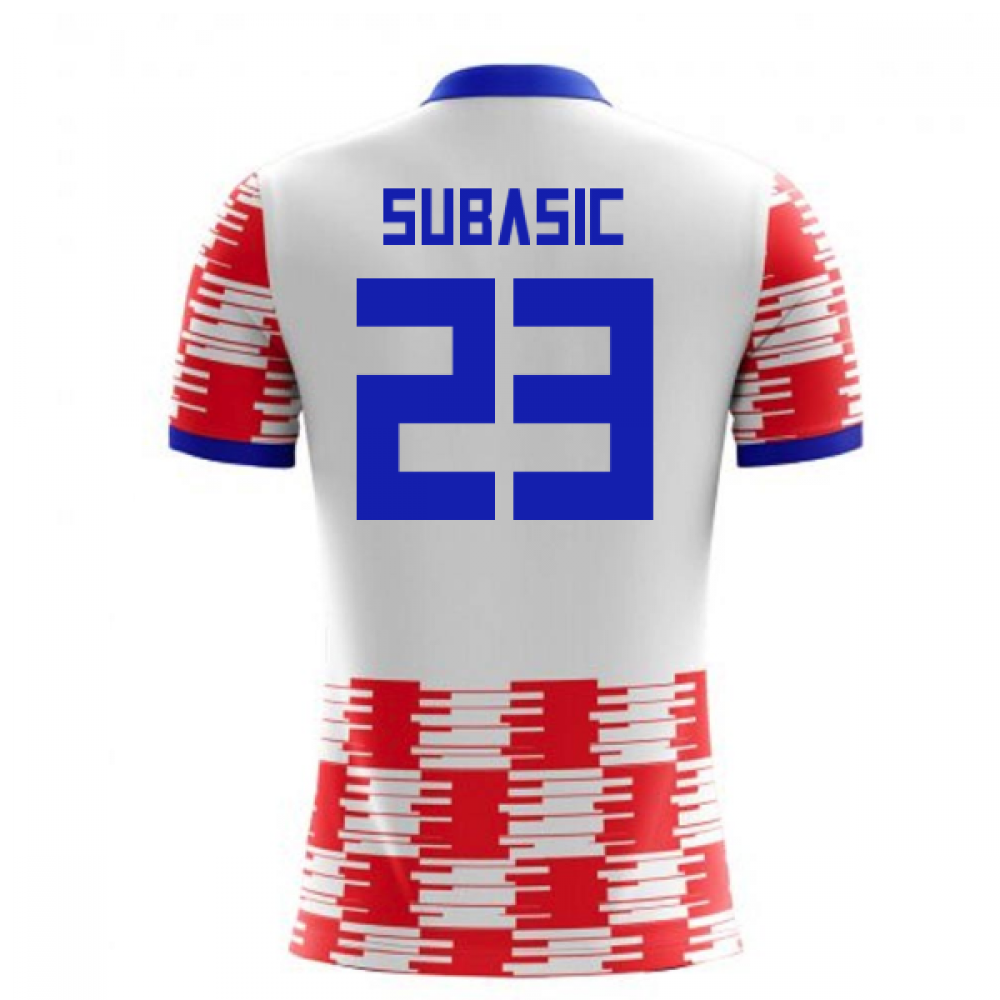 2025-2026 Croatia Home Concept Shirt (Subasic 23)