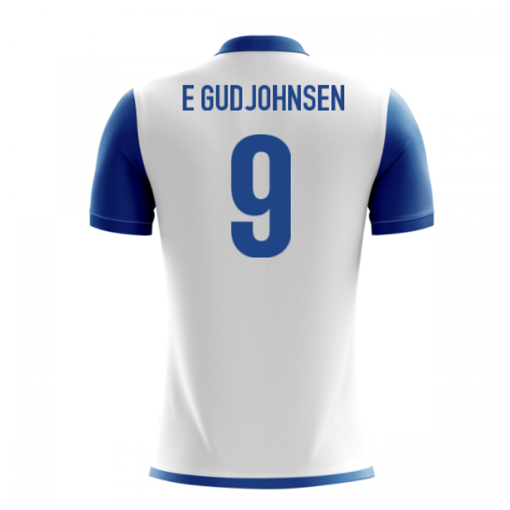 2025-2026 Iceland Airo Concept Away Shirt (E Gudjohnsen 9) - Kids