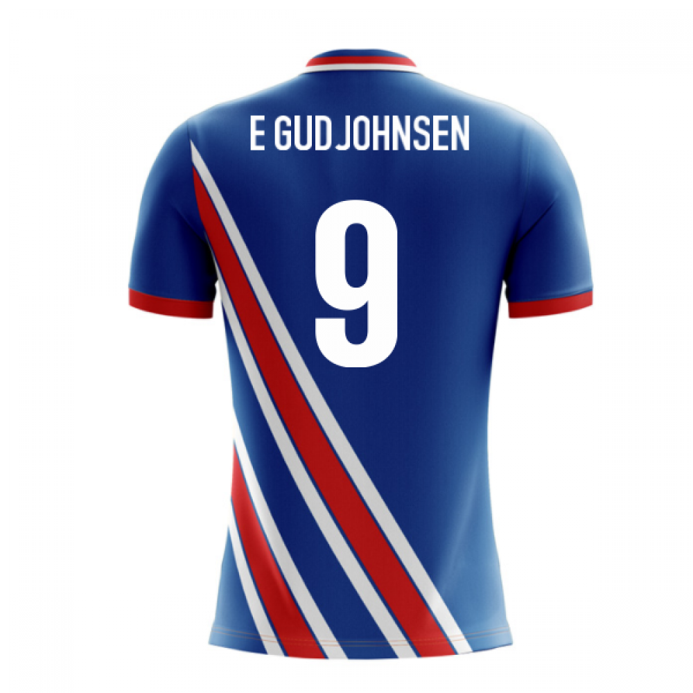 2025-2026 Iceland Airo Concept Home Shirt (E Gudjohnsen 9) - Kids