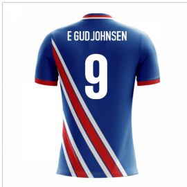 2023-2024 Iceland Airo Concept Home Shirt (E Gudjohnsen 9)
