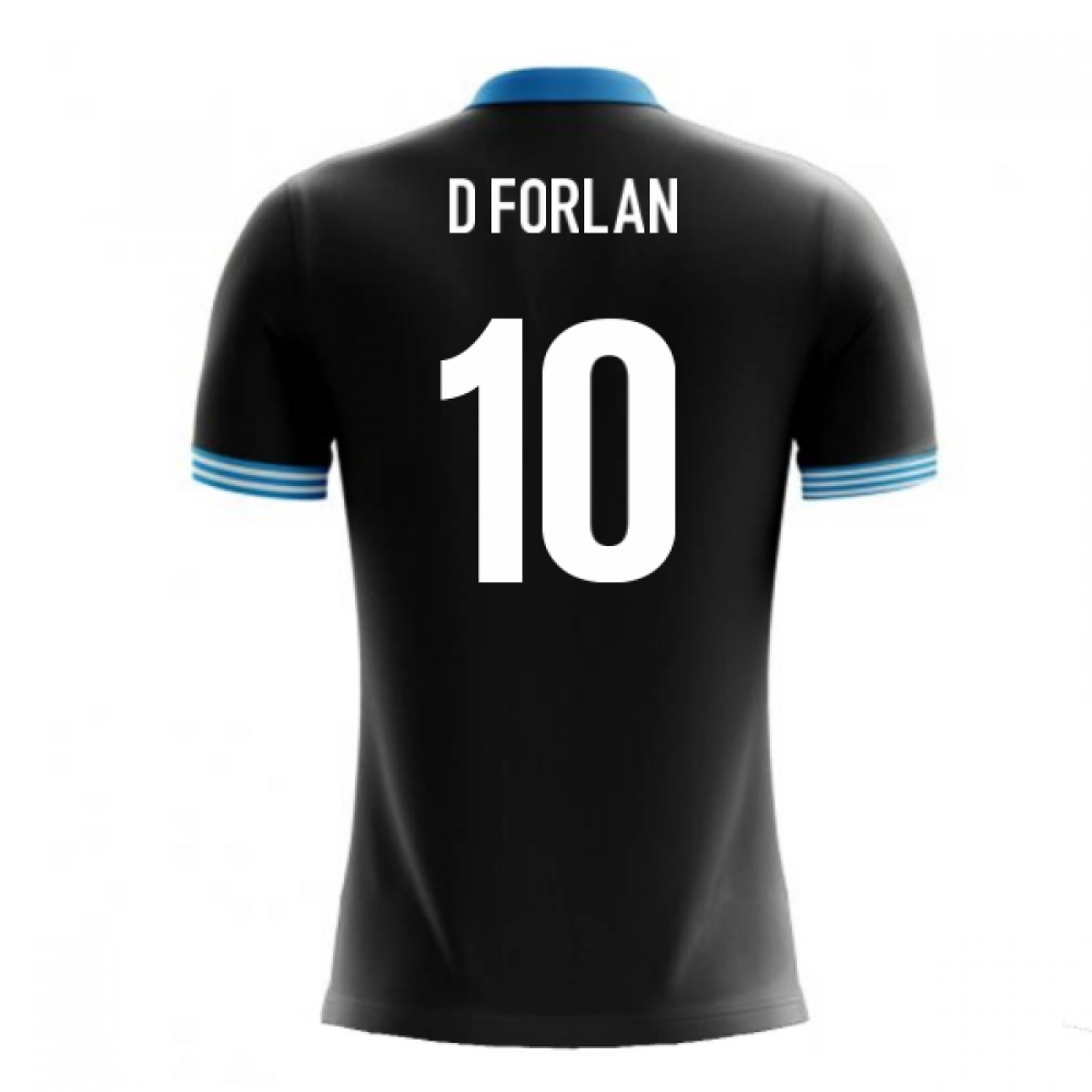 2025-2026 Uruguay Airo Concept Away Shirt (D Forlan 10) - Kids