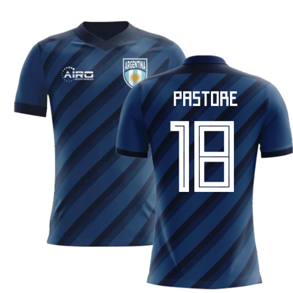 2025-2026 Argentina Away Concept Football Shirt (Pastore 18)