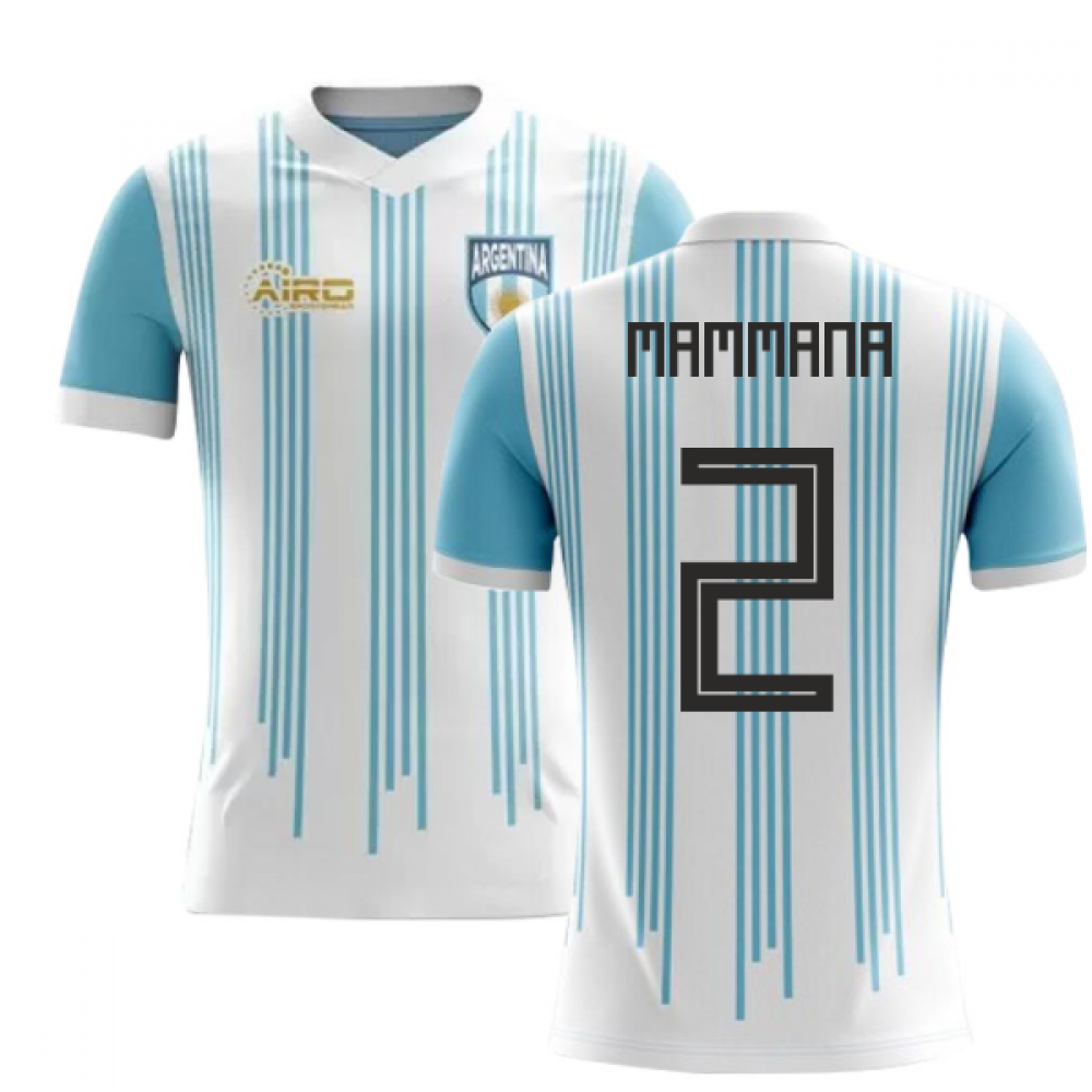 2025-2026 Argentina Home Concept Football Shirt (Mammana 2)