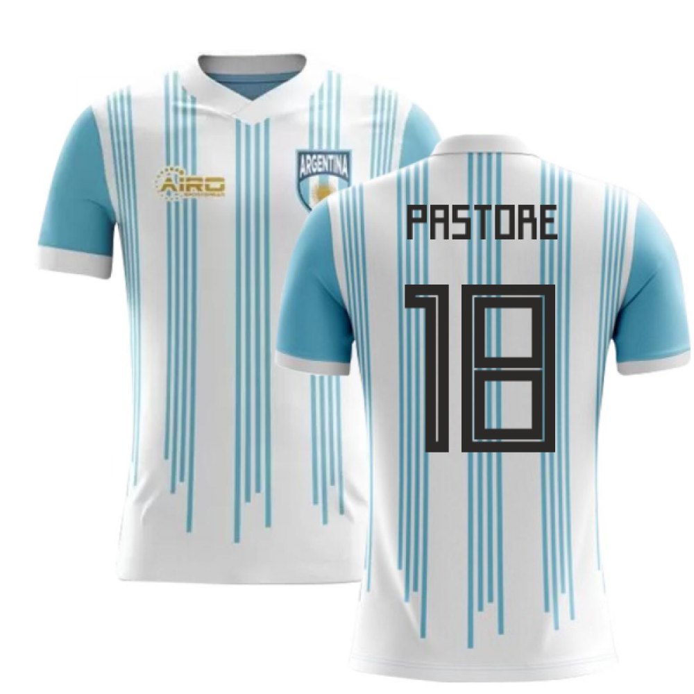 2025-2026 Argentina Home Concept Football Shirt (Pastore 18)