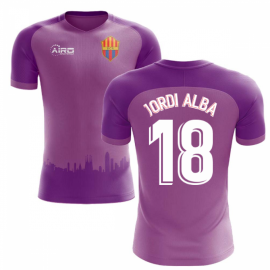 2020-2021 Barcelona Third Concept Football Shirt (Jordi Alba 18) - Kids