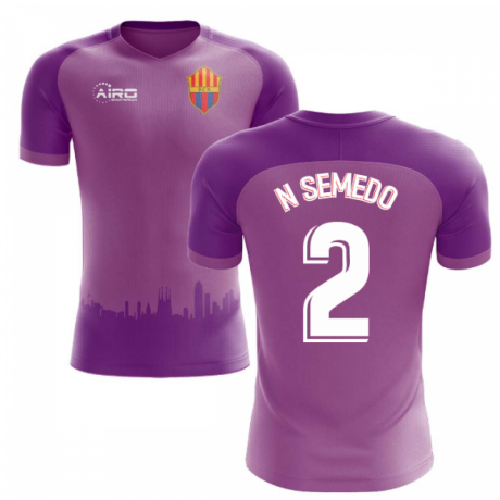 2020-2021 Barcelona Third Concept Football Shirt (N Semedo 2) - Kids