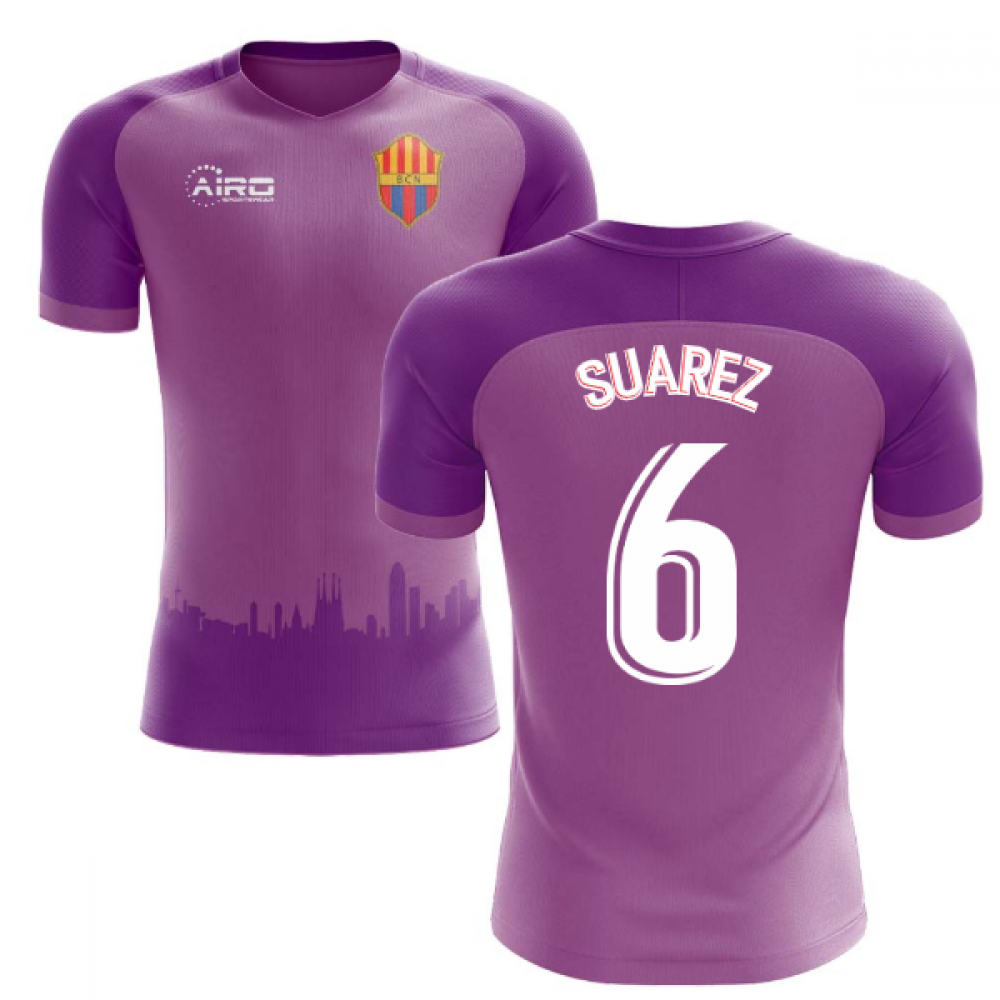 2020-2021 Barcelona Third Concept Football Shirt (Suarez 6) - Kids