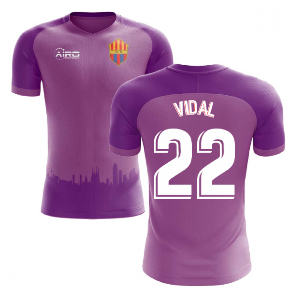 2023-2024 Barcelona Third Concept Football Shirt (Vidal 22)