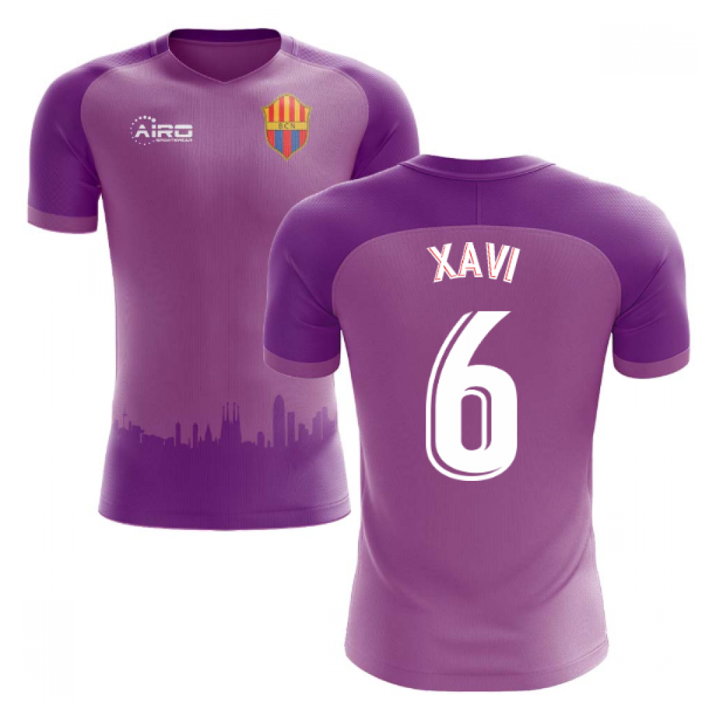 2020-2021 Barcelona Third Concept Football Shirt (Xavi 6) - Kids