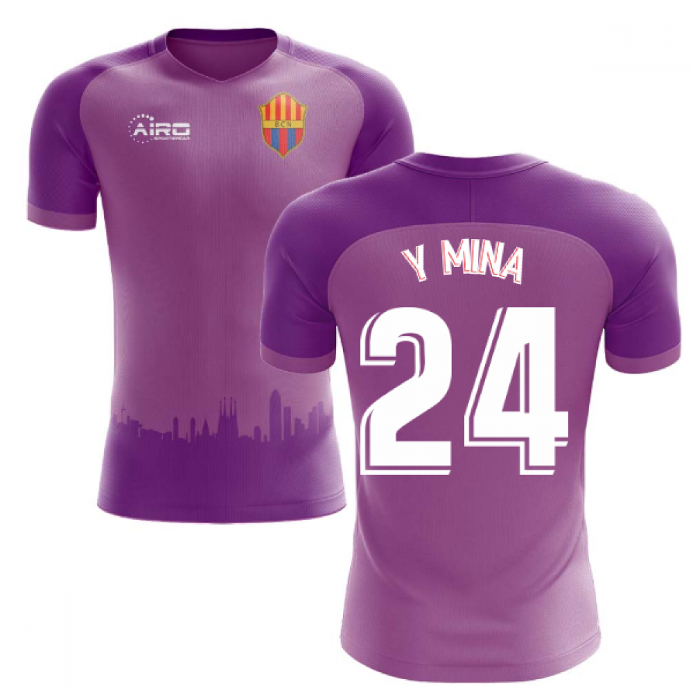 2023-2024 Barcelona Third Concept Football Shirt (Y Mina 24)