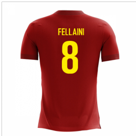 2024-2025 Belgium Airo Concept Home Shirt (Fellaini 8)