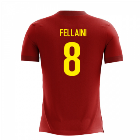 2025-2026 Belgium Airo Concept Home Shirt (Fellaini 8)