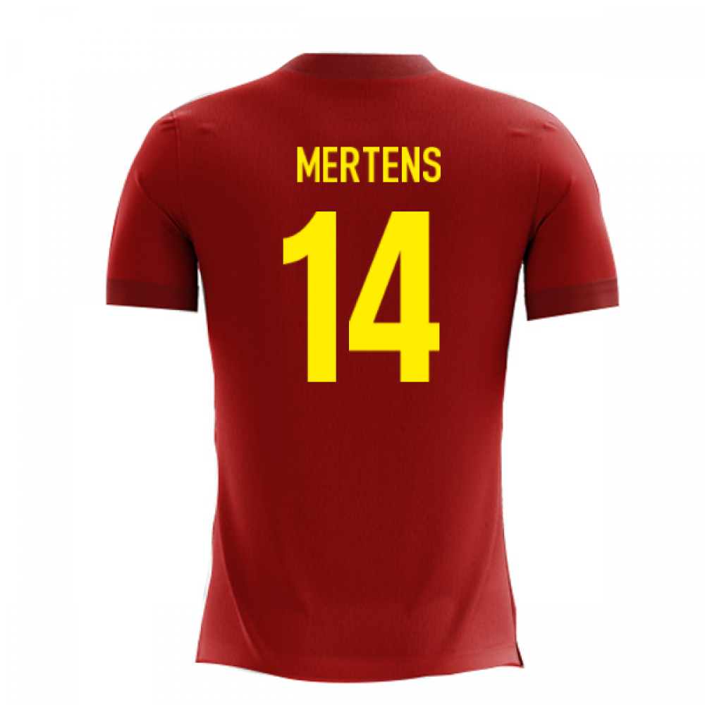 2023-2024 Belgium Airo Concept Home Shirt (Mertens 14)