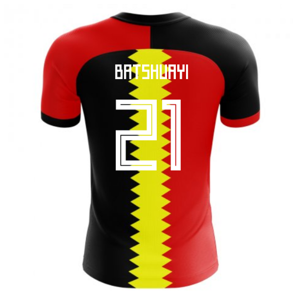 2025-2026 Belgium Flag Concept Football Shirt (Batshuayi 21)