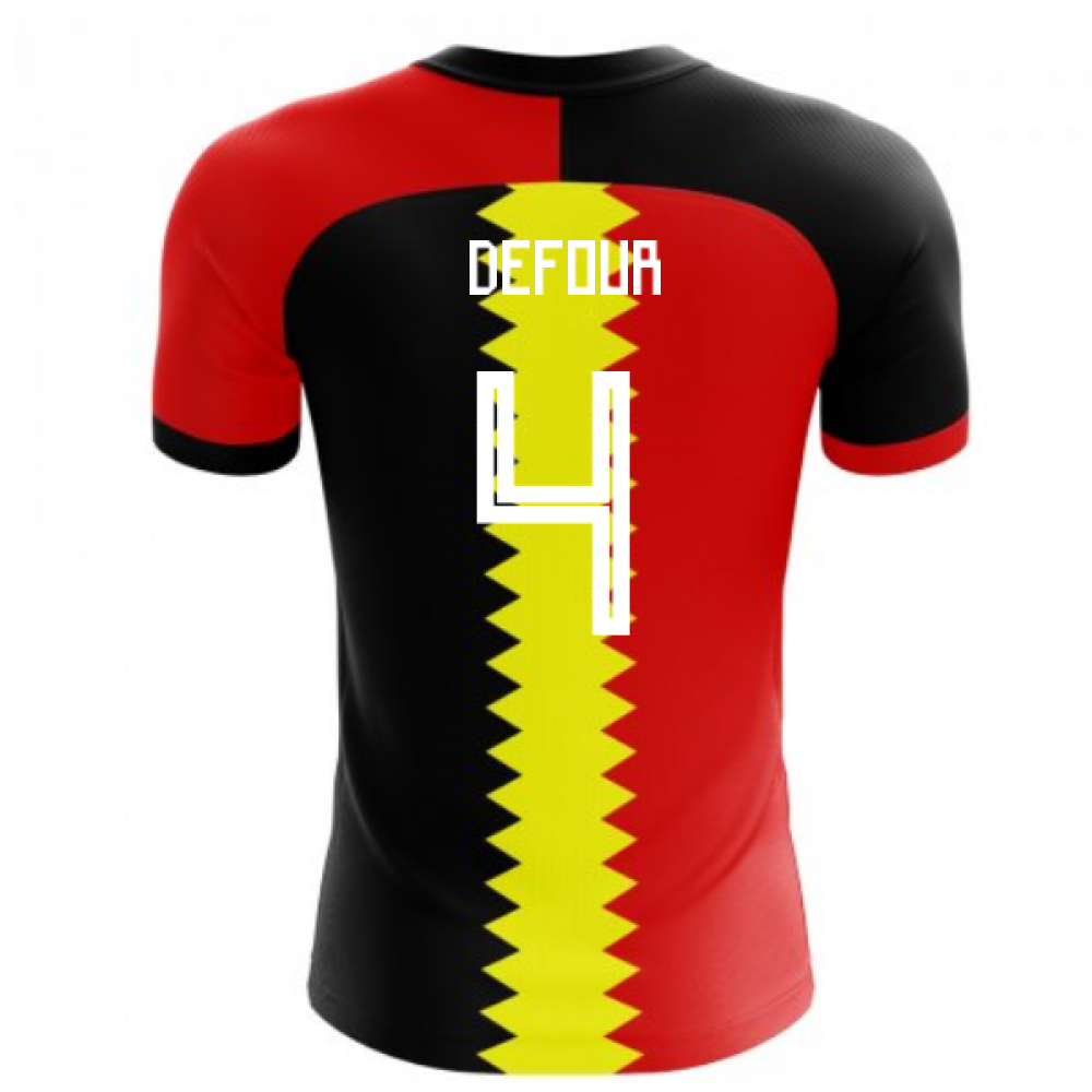 2025-2026 Belgium Flag Concept Football Shirt (Defour 4)