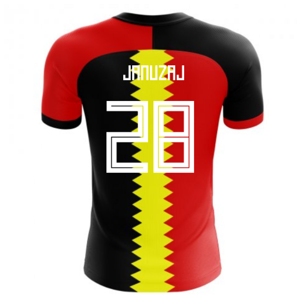 2025-2026 Belgium Flag Concept Football Shirt (Januzaj 28)