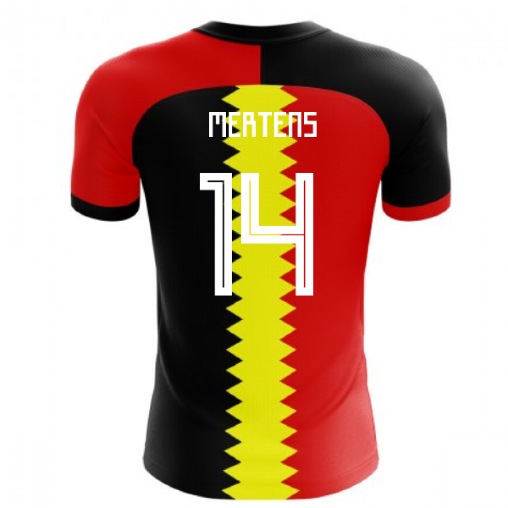 2025-2026 Belgium Flag Concept Football Shirt (Mertens 14) - Kids