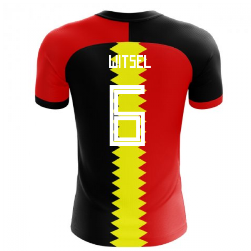 2025-2026 Belgium Flag Concept Football Shirt (Witsel 6)