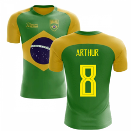 2025-2026 Brazil Flag Concept Football Shirt (Arthur 8)