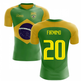 2025-2026 Brazil Flag Concept Football Shirt (Firmino 20)