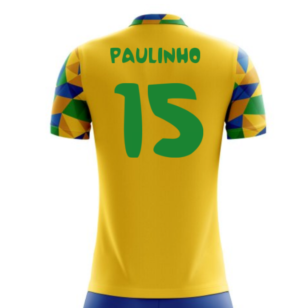 2023-2024 Brazil Home Concept Football Shirt (Paulinho 15)