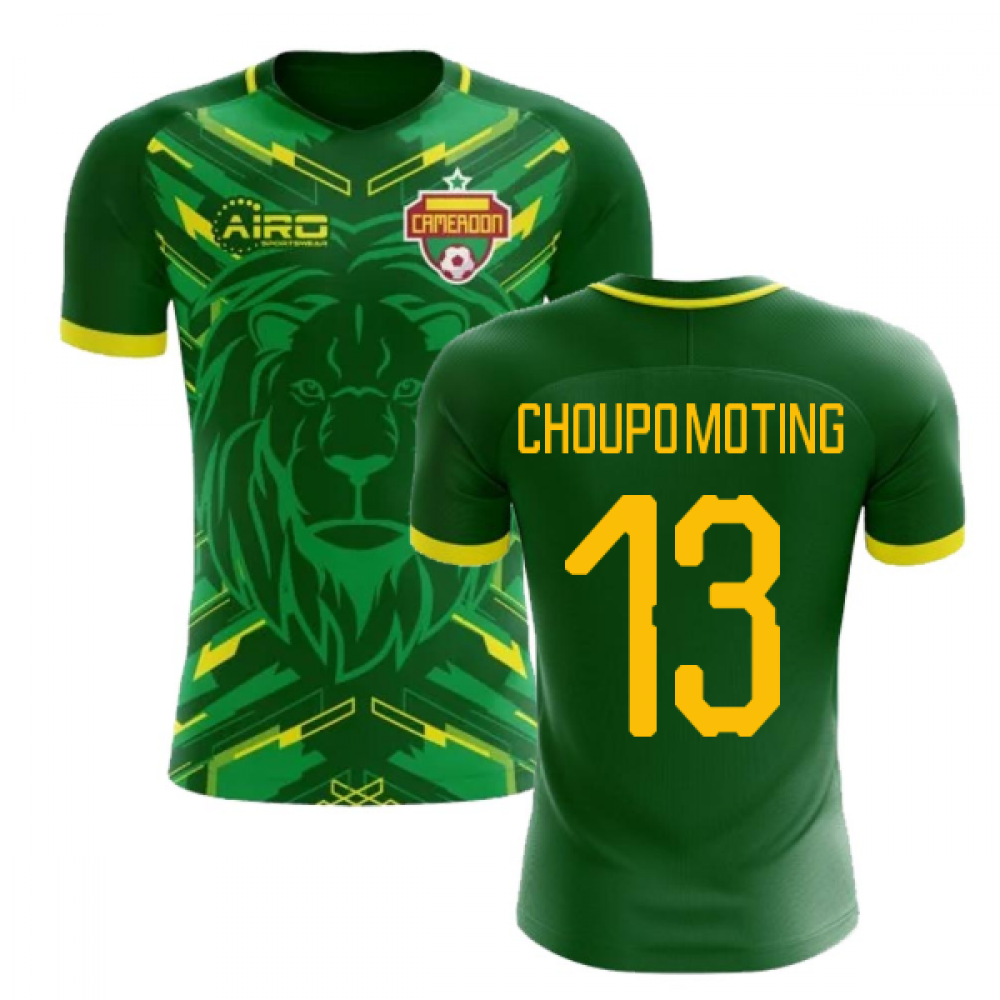 20232024 Cameroon Home Concept Football Shirt (ChoupoMoting 13) Kids