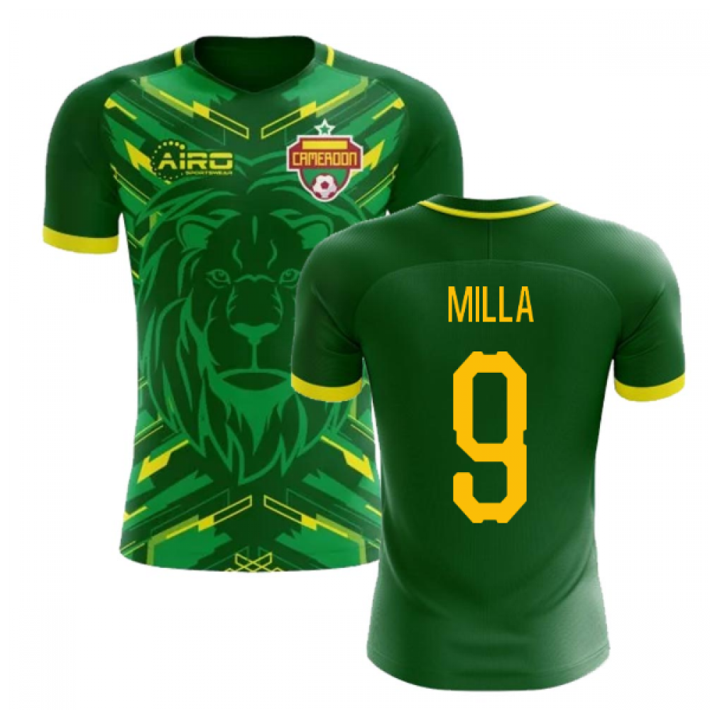 2023-2024 Cameroon Home Concept Football Shirt (Milla 9)