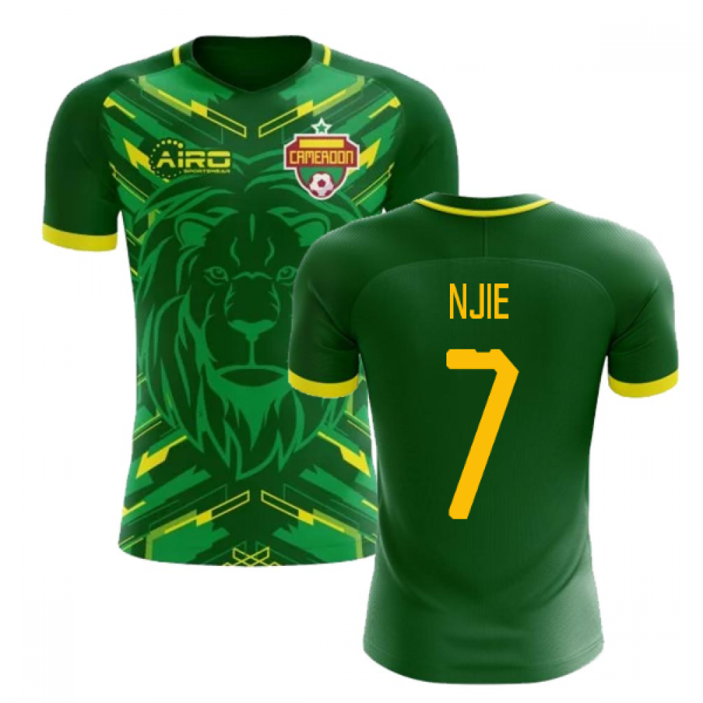 2025-2026 Cameroon Home Concept Football Shirt (Njie 7) - Kids